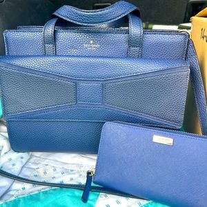 Navy kate spade handbag